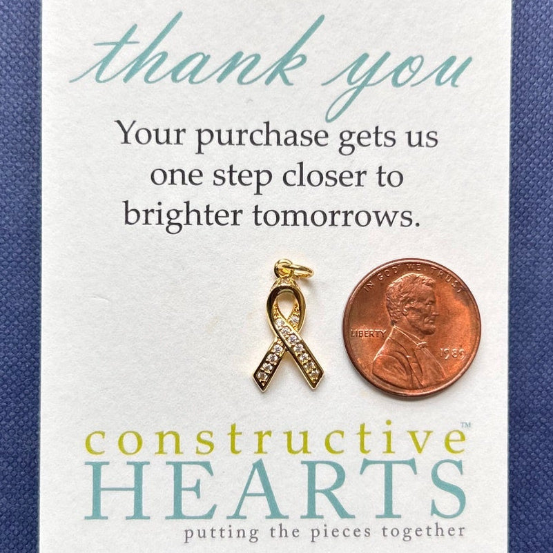 v Ribbon for a cause pave